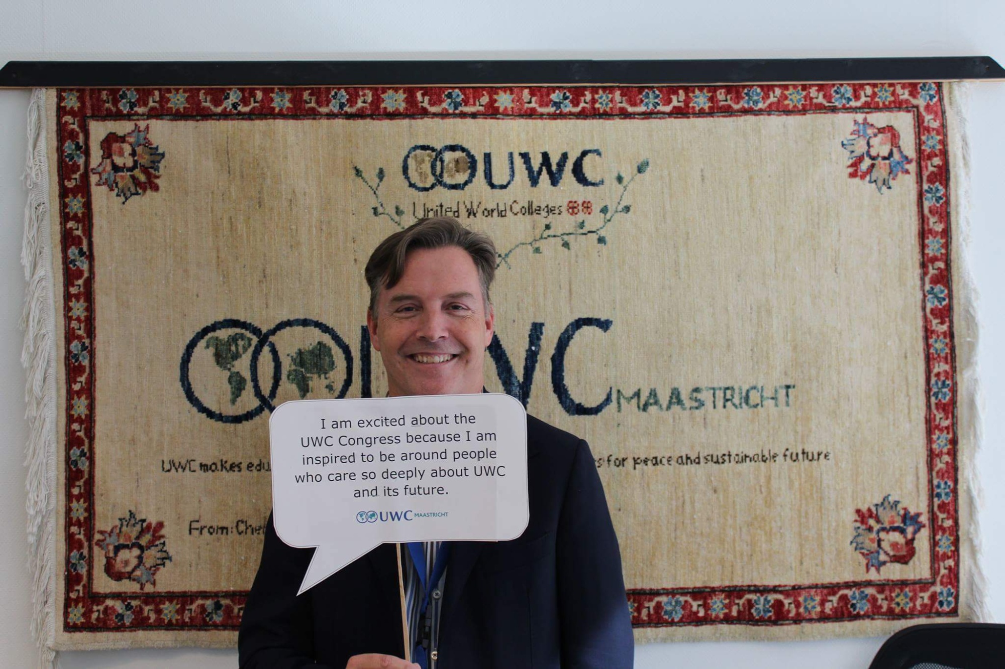 Peter Howe while Head of UWC Maastricht
